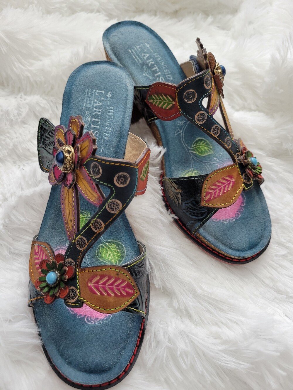 L'Artiste - Rossie Sandals - Slip On Sandals - Picture 2 of 9